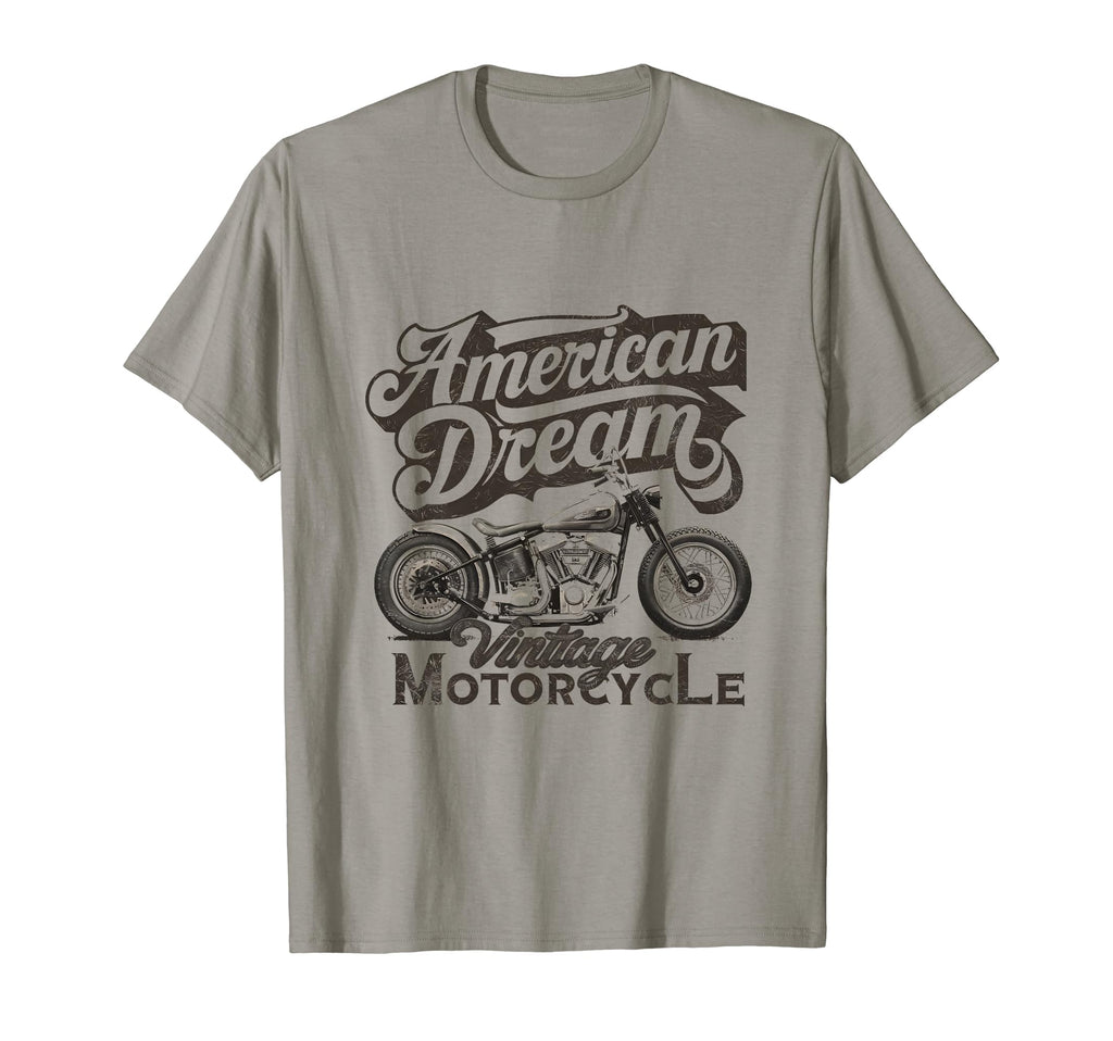 American Dream And Motorcycle T-Shirt - Casual Everyday Wear Unisex - T-Shirt, Sweatshirt, Hoodie