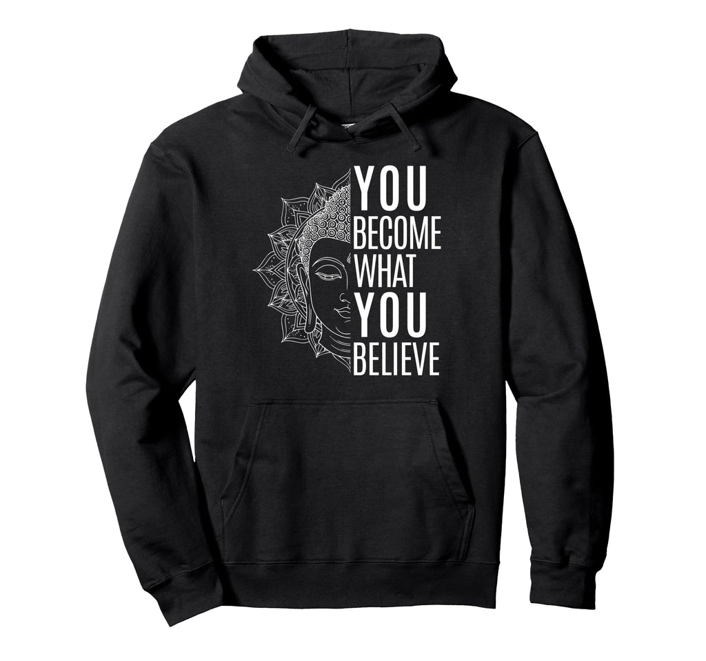 Inspiring Law Attraction Buddha Hoodie - Custom Art Print for Adults - T-Shirt, Sweatshirt, Hoodie