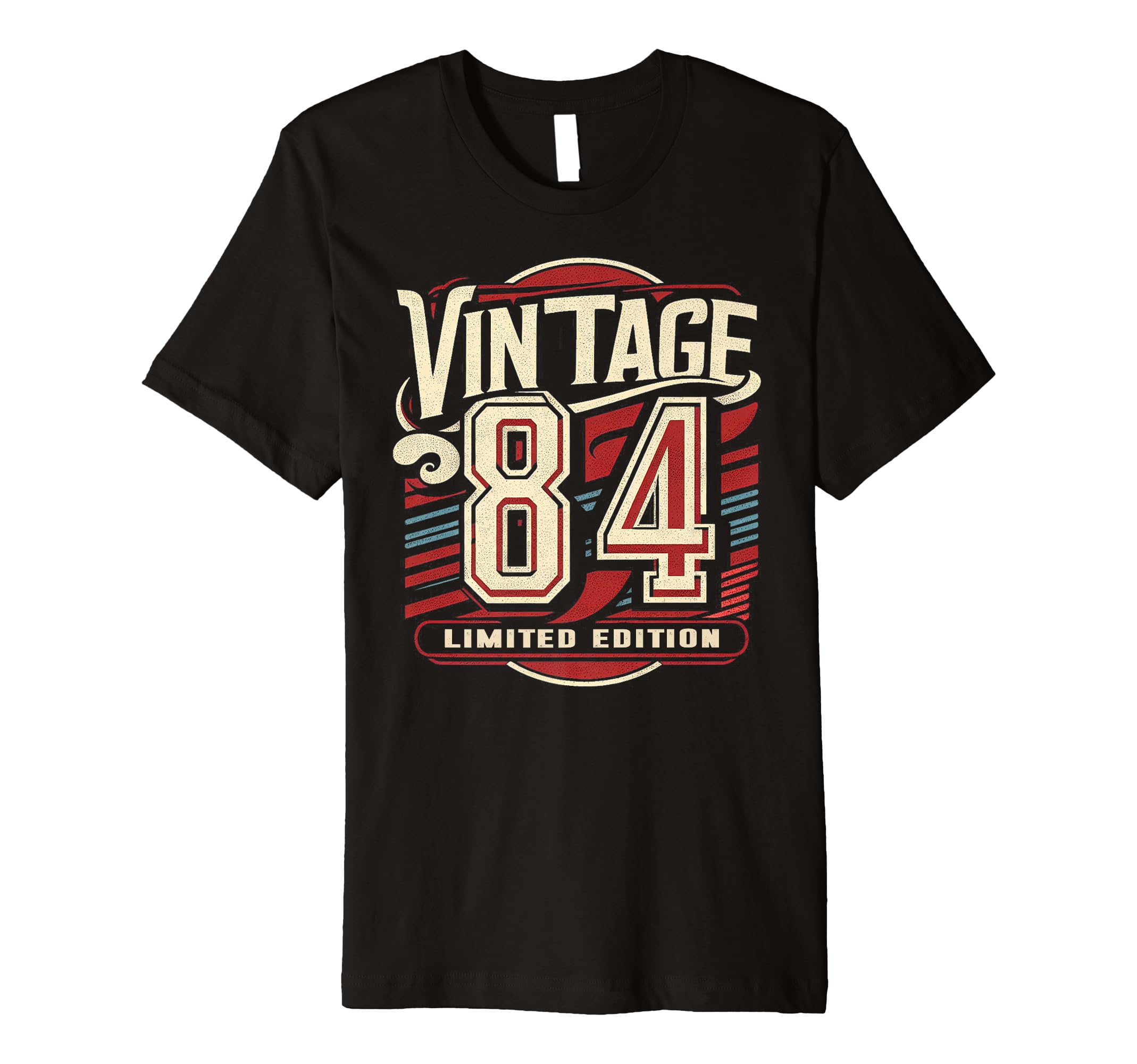 1984 Birthday 84 Born 1984 Typography T-Shirt - Custom Art Print Unisex - T-Shirt, Sweatshirt, Hoodie