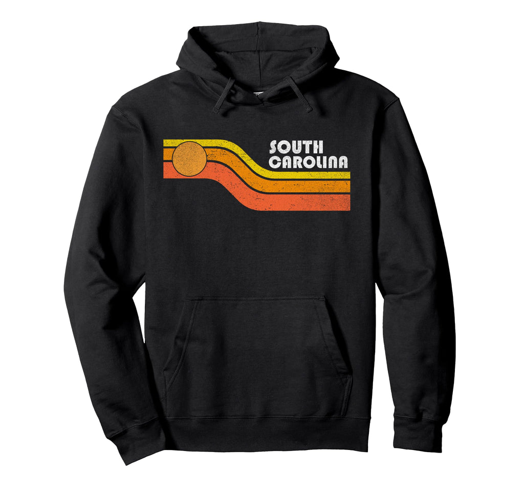 South Carolina 70S 80S Hoodie - Trendy Graphic Unisex - T-Shirt, Sweatshirt, Hoodie