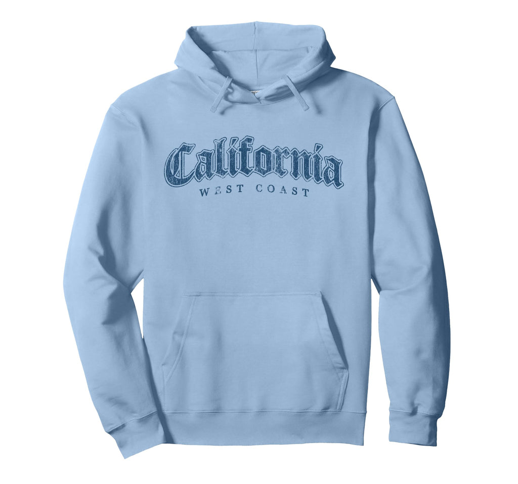 Blue California West Coast Hoodie - Novelty Apparel Unisex - T-Shirt, Sweatshirt, Hoodie