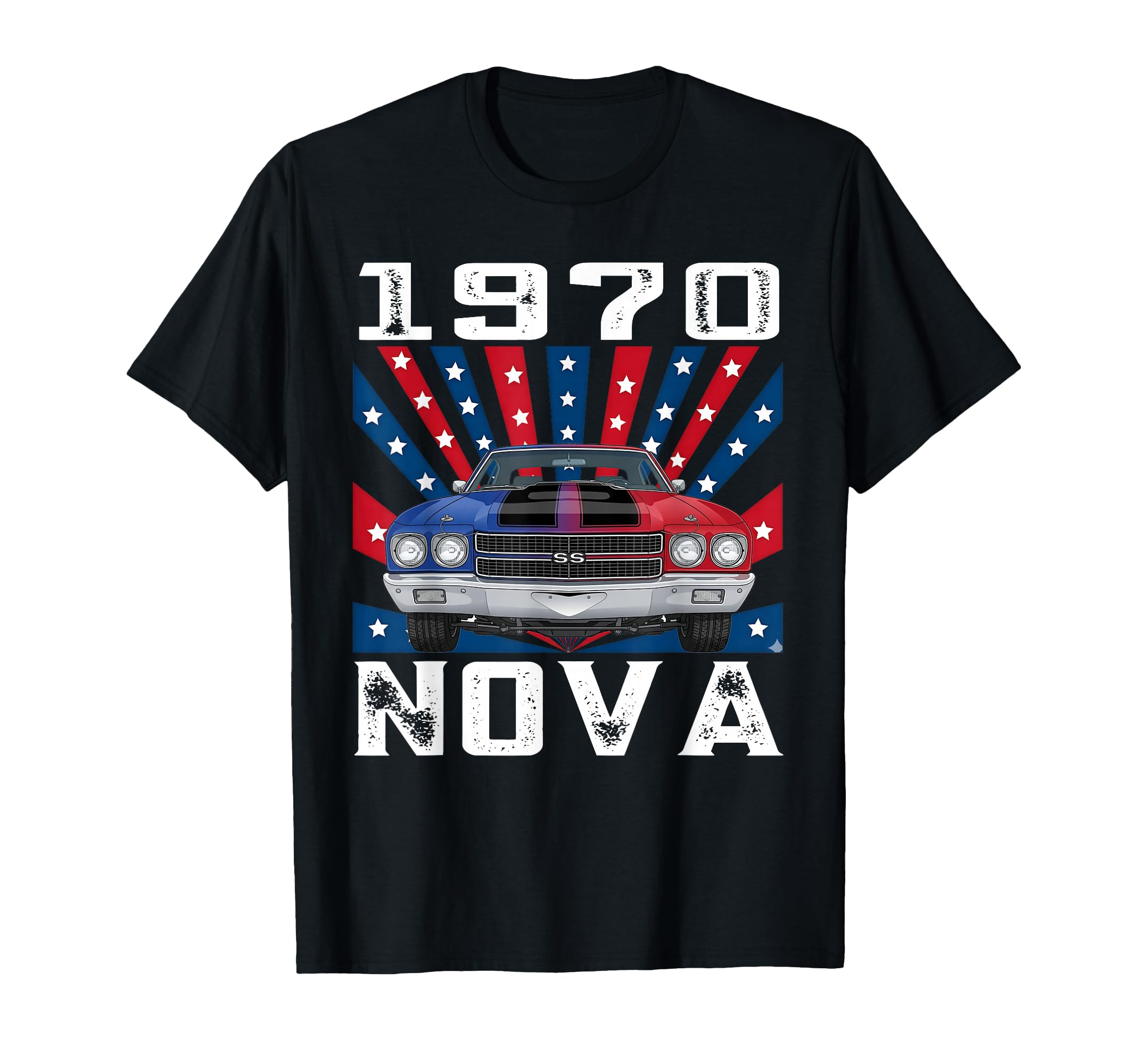 1970 70 Nova Silhouette Muscle Car T-Shirt - Novelty Apparel Unisex - T-Shirt, Sweatshirt, Hoodie
