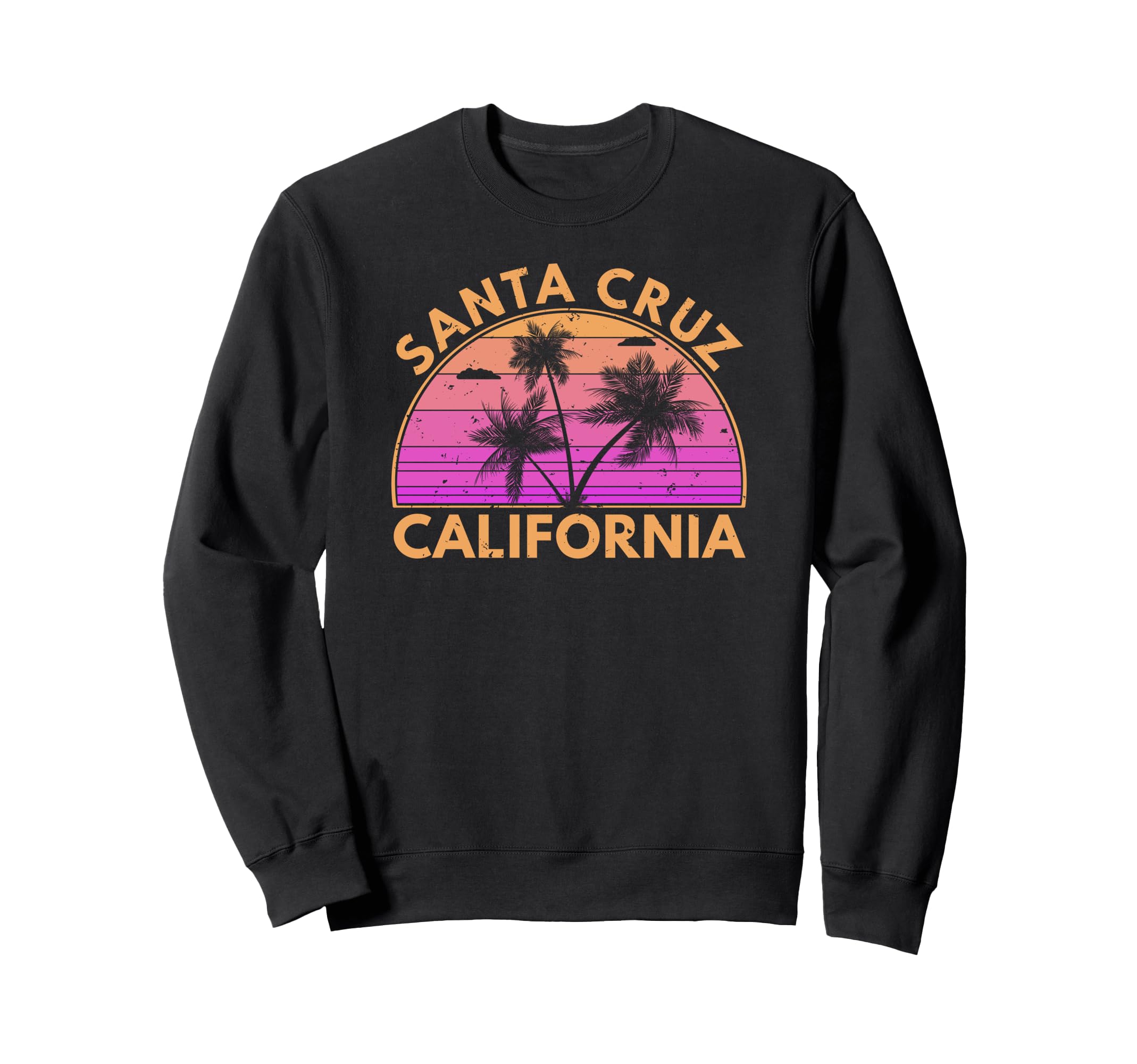 Santa Cruz California Sunset Sweatshirt - Novelty Apparel Men Women - T-Shirt, Sweatshirt, Hoodie