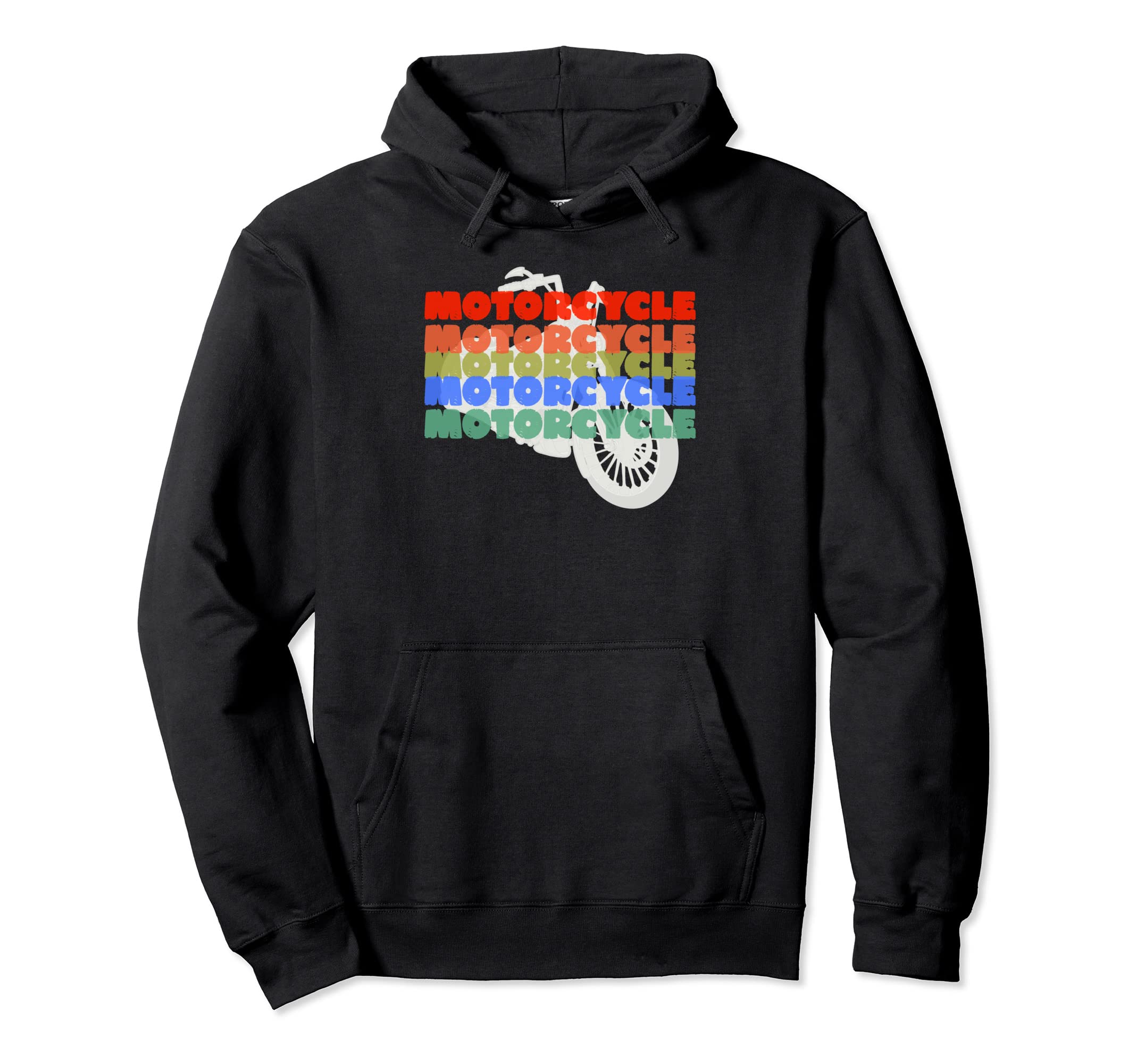 Fun Motorcycle Rider Bike Hoodie - Graphic Print Unisex - T-Shirt, Sweatshirt, Hoodie