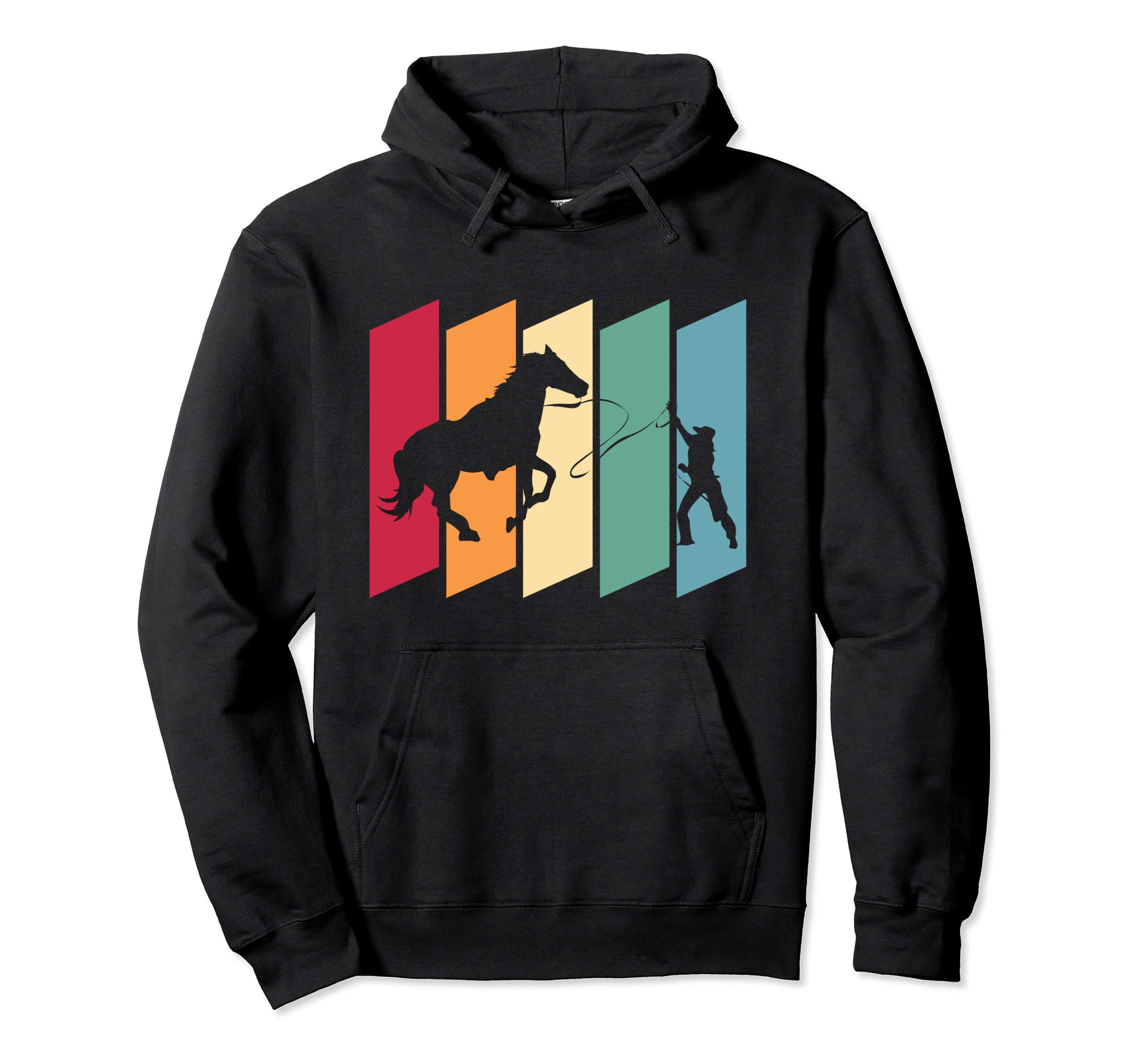 Western Country Horseback Riding Rodeo Hoodie - Trendy Graphic for Adults - T-Shirt, Sweatshirt, Hoodie
