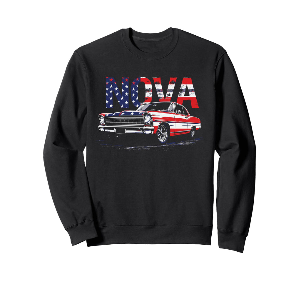 1966 1967 Nova Ss American Patriotic Sweatshirt - Streetwear Style Unisex - T-Shirt, Sweatshirt, Hoodie