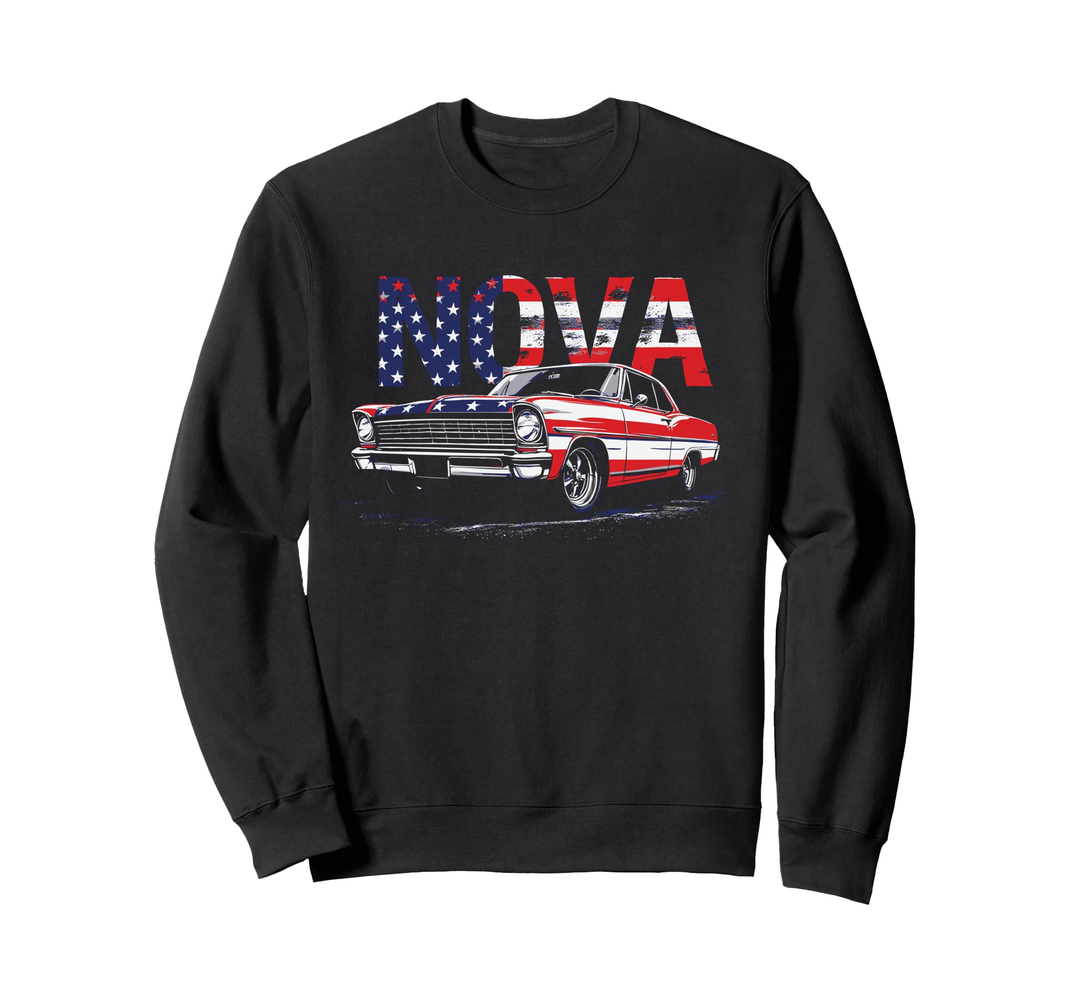 1966 1967 Nova Ss American Patriotic Sweatshirt - Streetwear Style Unisex - T-Shirt, Sweatshirt, Hoodie