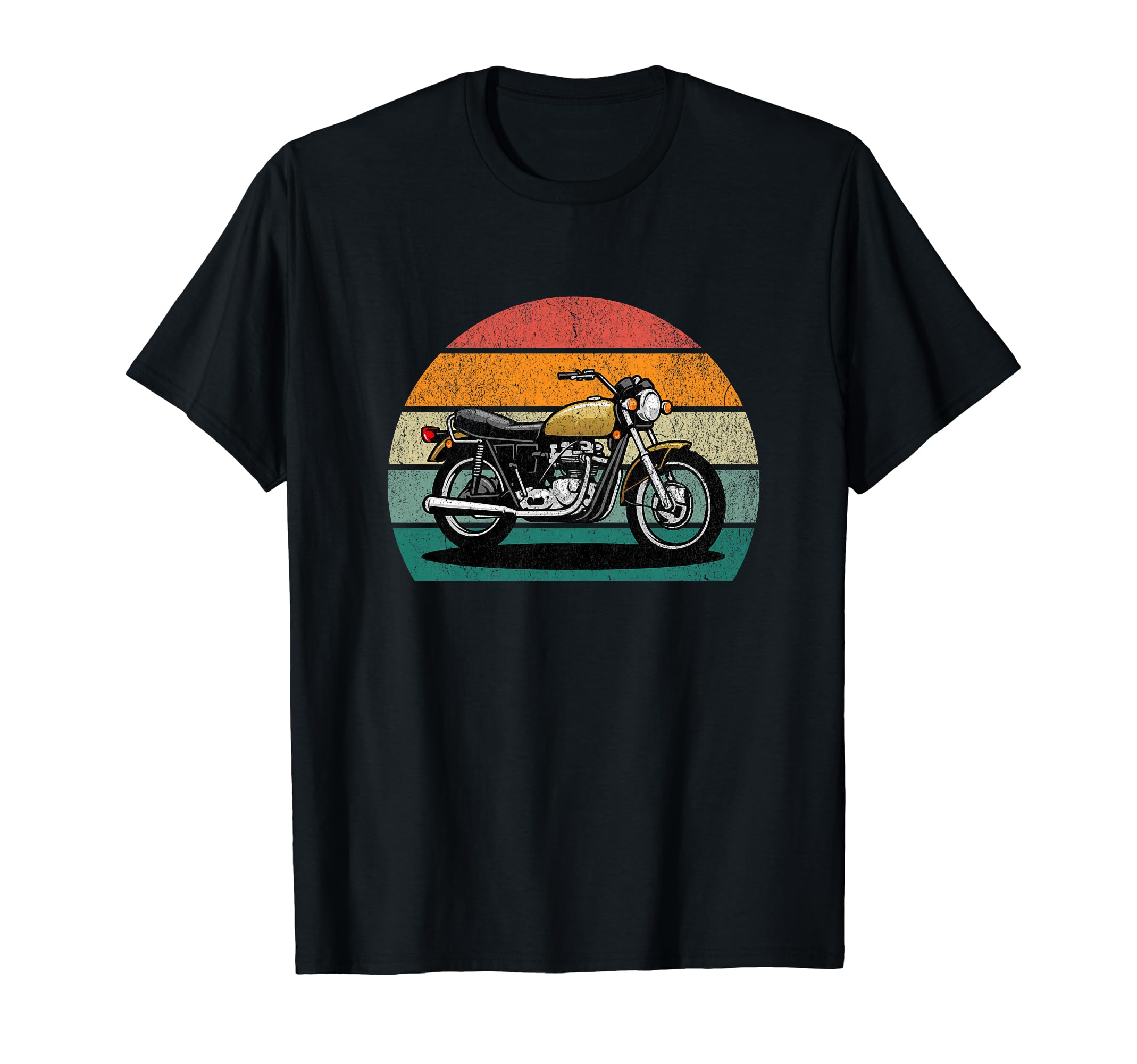 Motorcycle Sunset T-Shirt - Unique Graphic Unisex - T-Shirt, Sweatshirt, Hoodie