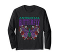 Butterfly Antisocial Entomologist T-Shirt - Graphic Print for Adults - T-Shirt, Sweatshirt, Hoodie