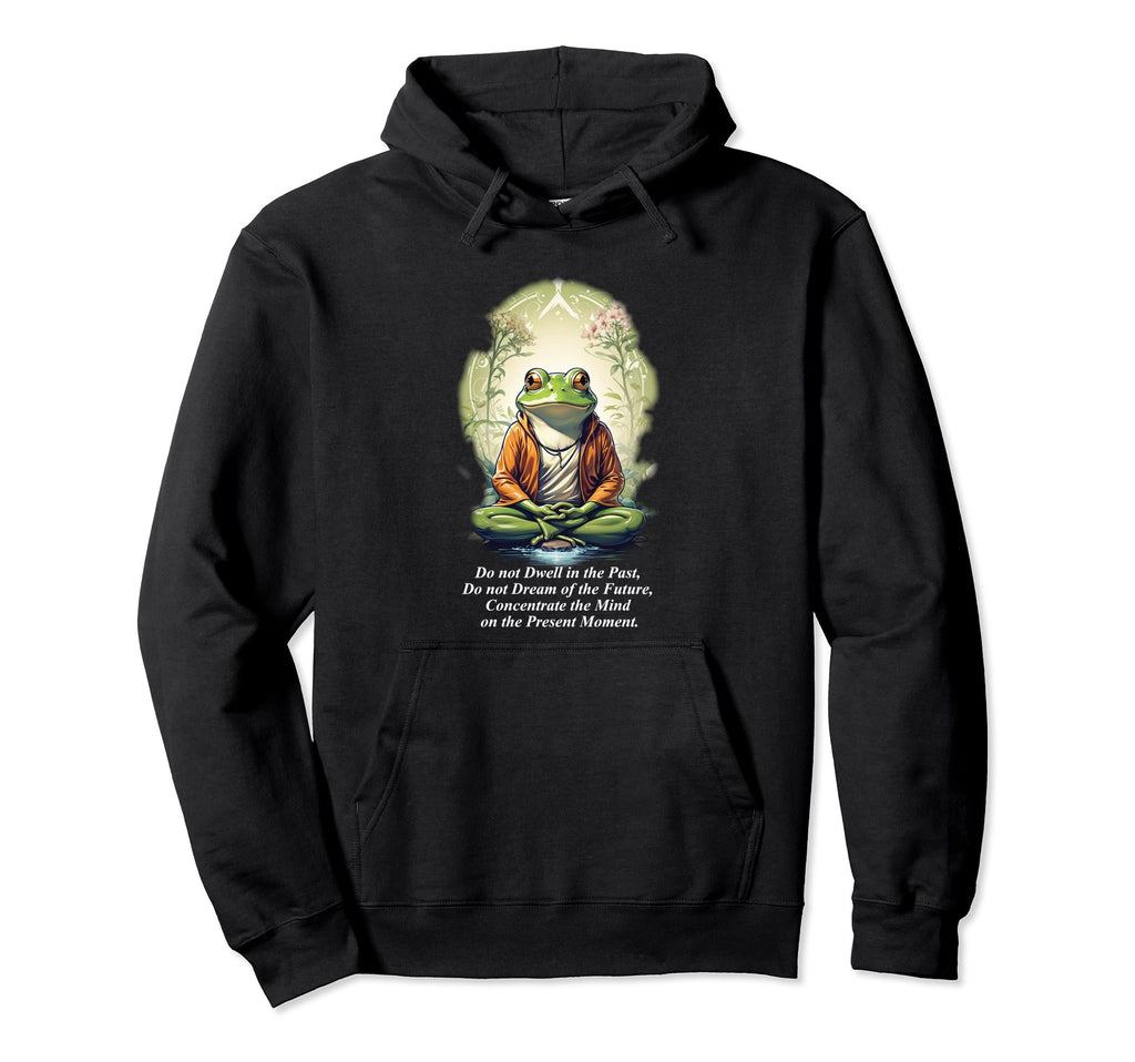 Self Care Frog Mental Health Hoodie - Novelty Apparel for Adults - T-Shirt, Sweatshirt, Hoodie