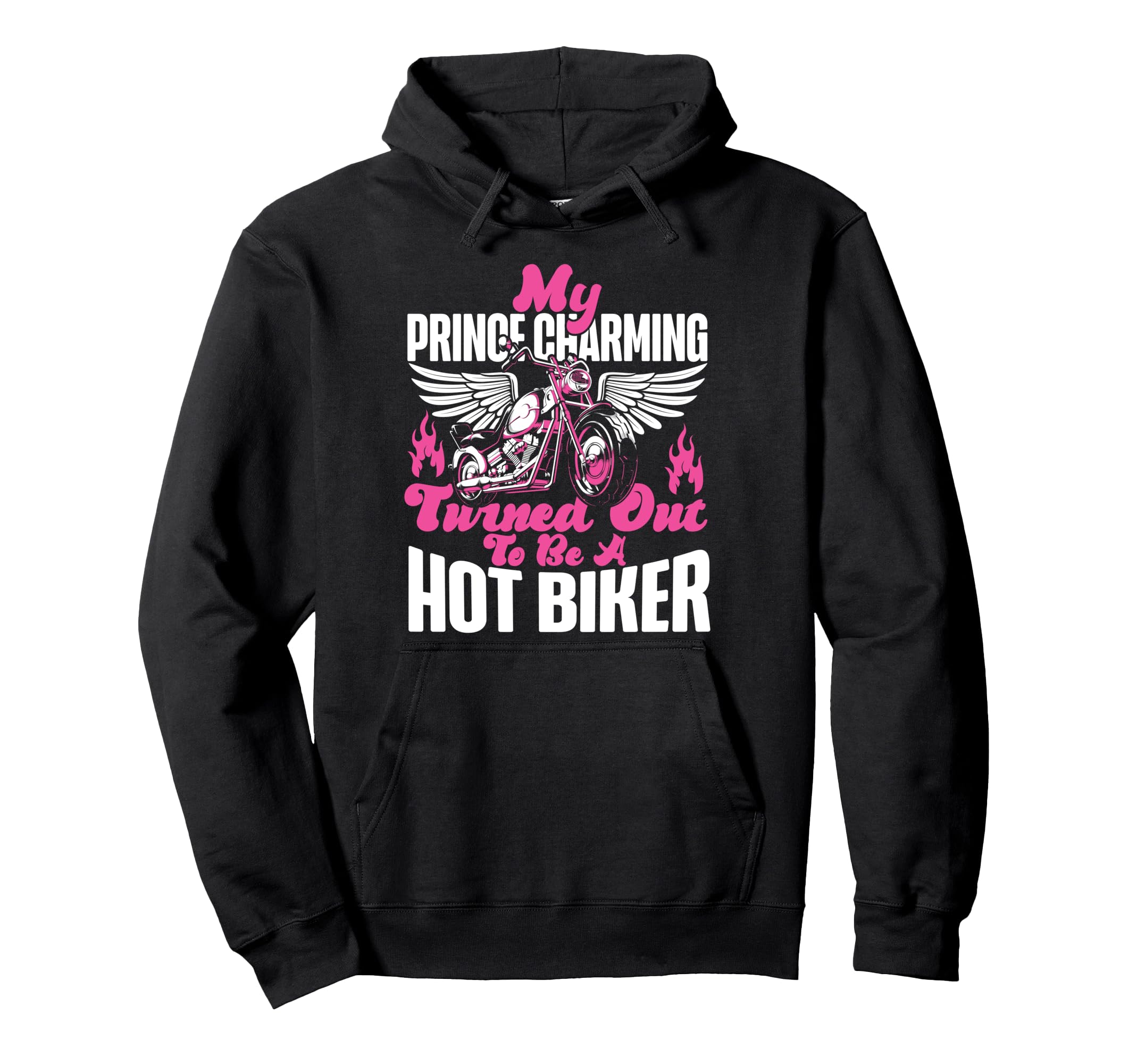 Motorcycle Biker Girlfriend My Prince Hoodie - Aesthetic Graphic Unisex - T-Shirt, Sweatshirt, Hoodie