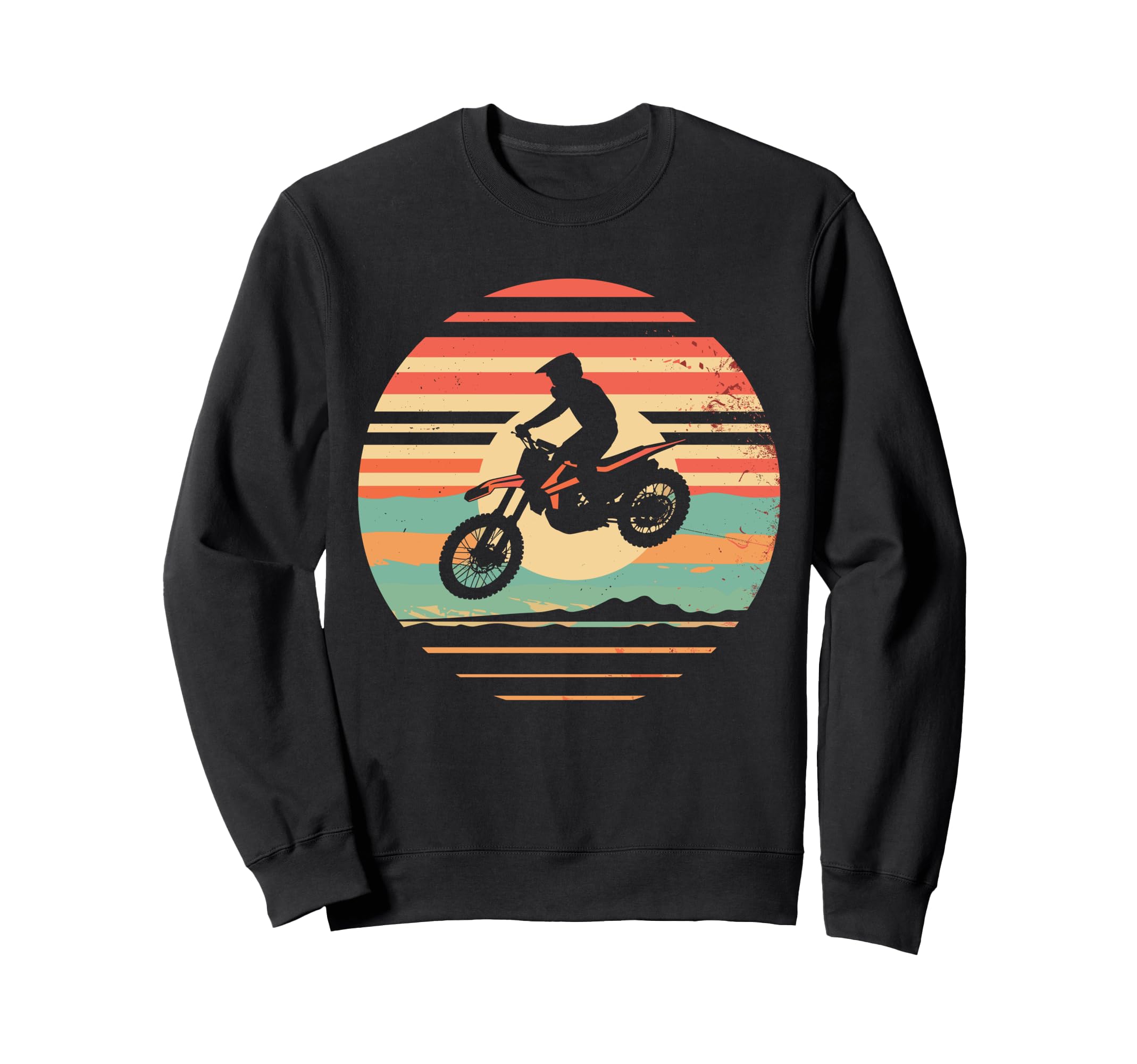 Bike Dirtbike Dirt Rider Motocross Sweatshirt - Aesthetic Graphic Unisex - T-Shirt, Sweatshirt, Hoodie