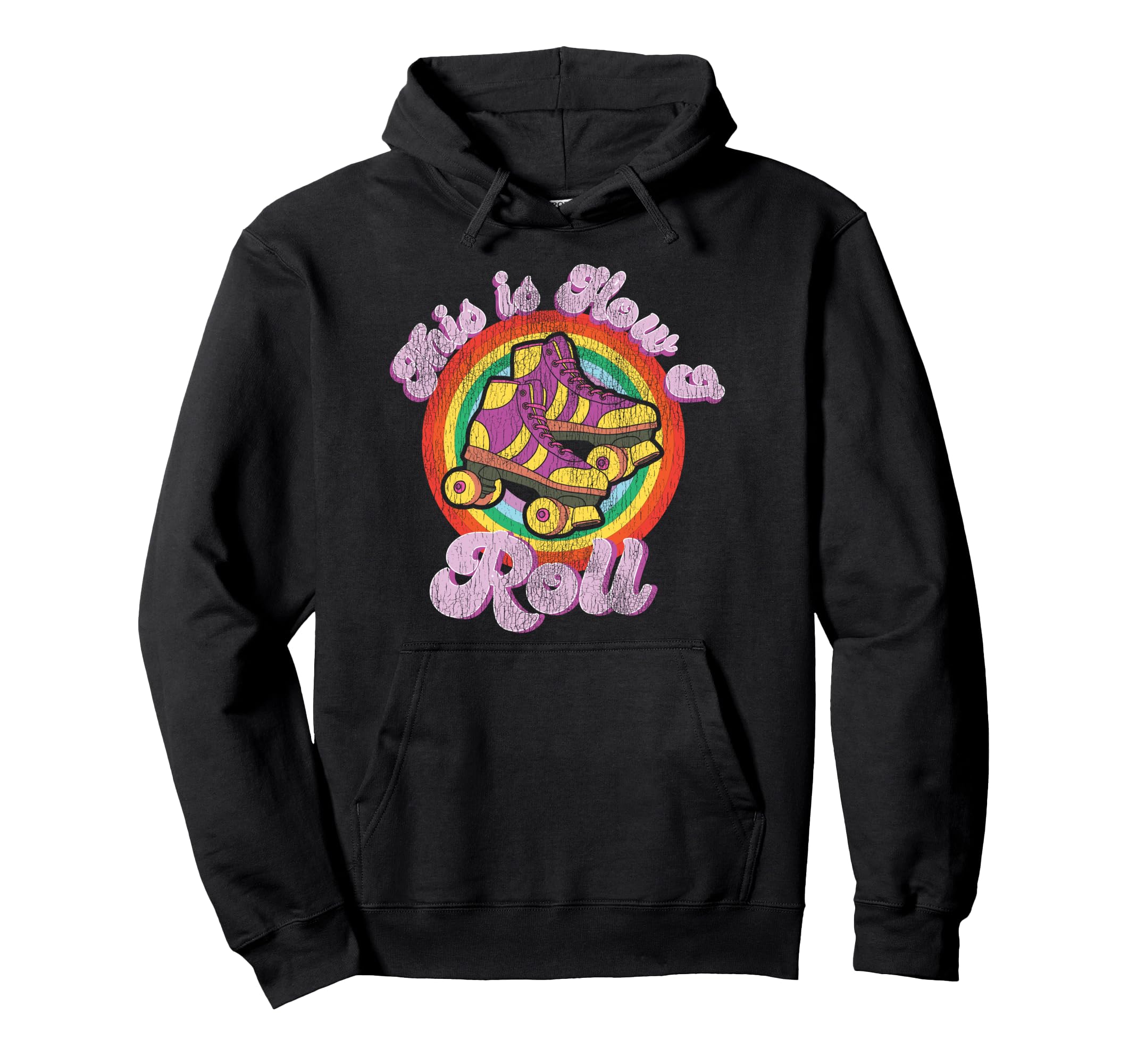 Roller Skating Skate 1970S Hoodie - Graphic Print Unisex - T-Shirt, Sweatshirt, Hoodie