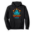 Yoga Spirit Calm Funny Ghost Halloween Hoodie - Novelty Apparel for Adults - T-Shirt, Sweatshirt, Hoodie