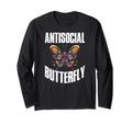 Antisocial Butterfly T-Shirt - Graphic Print Unisex - T-Shirt, Sweatshirt, Hoodie