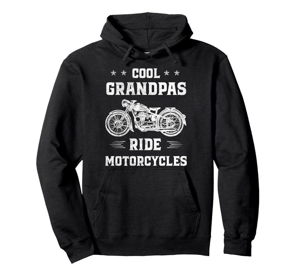 Grandpas Ride Motorcycles Biker Hoodie - Streetwear Style Men Women - T-Shirt, Sweatshirt, Hoodie