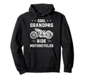 Grandpas Ride Motorcycles Biker Hoodie - Streetwear Style Men Women - T-Shirt, Sweatshirt, Hoodie