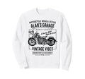 Alans Garage Motorcycle Name Alan Sweatshirt - Streetwear Style for Adults - T-Shirt, Sweatshirt, Hoodie