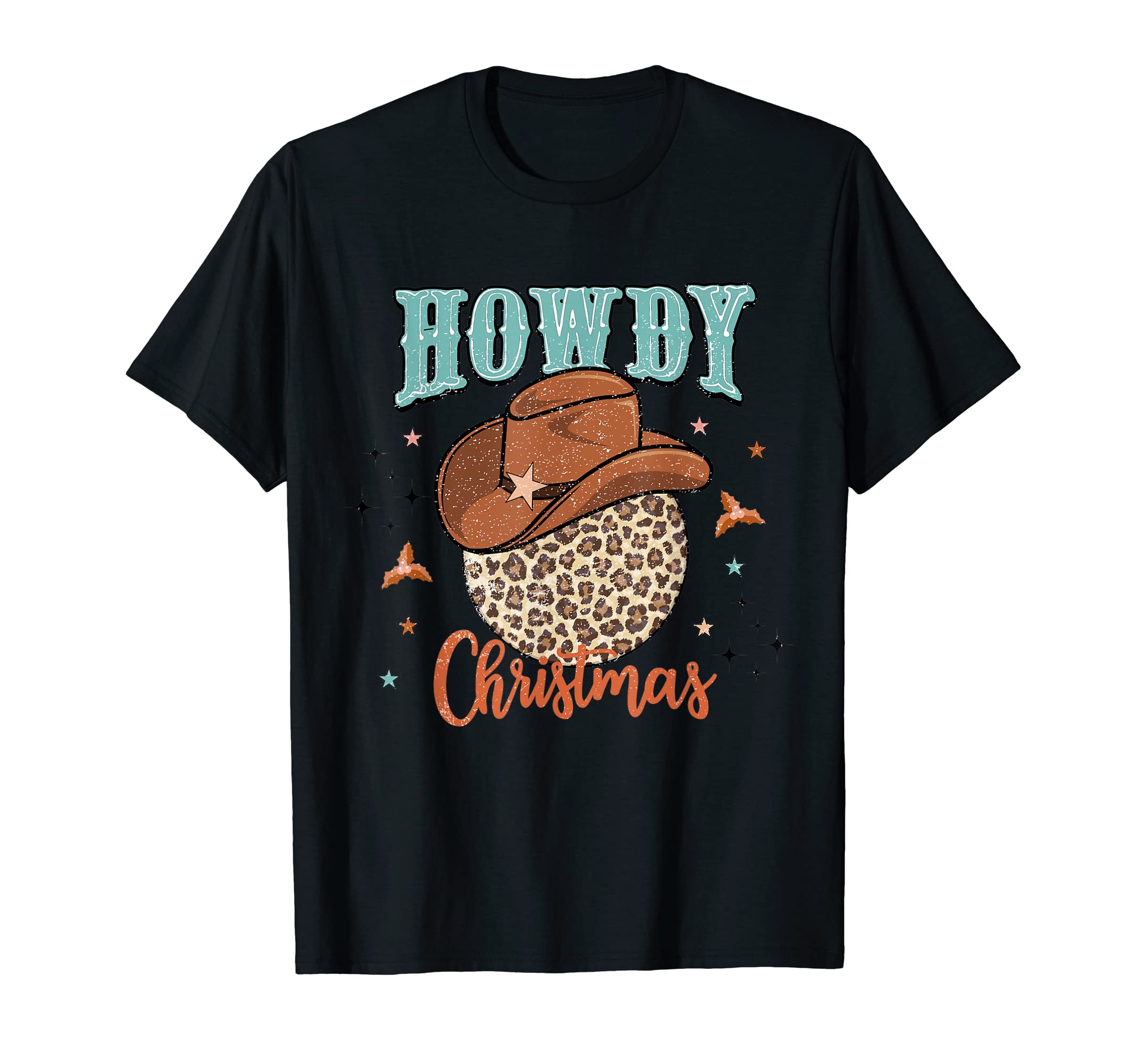 Howdy Santa Cowboy Santa Cowboy T-Shirt - Aesthetic Graphic Men Women - T-Shirt, Sweatshirt, Hoodie