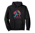 Streetwear Synthwave 80S 90S Catzilla Hoodie - Novelty Apparel for Adults - T-Shirt, Sweatshirt, Hoodie