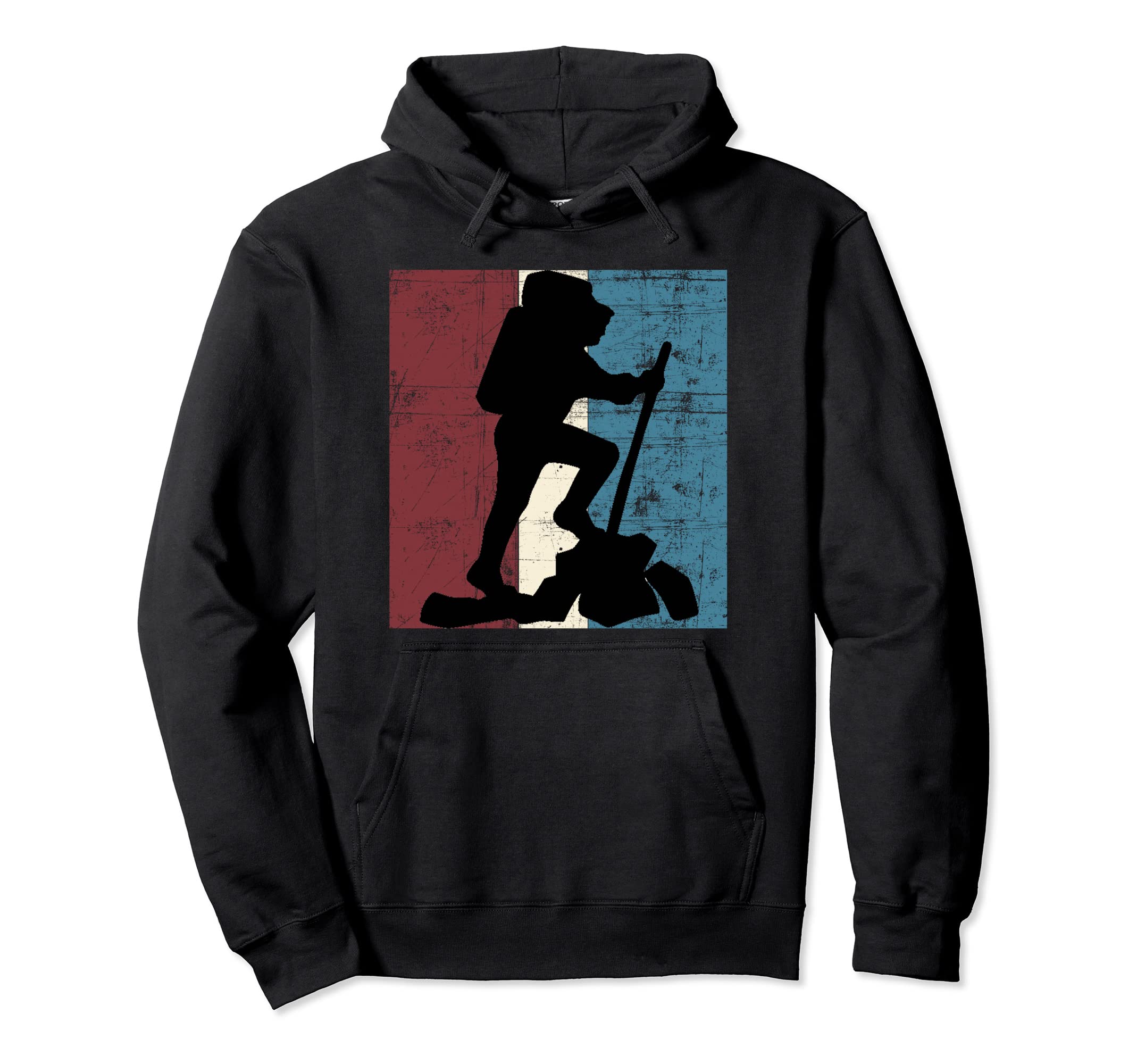 Hiking Distressed Hiking Camp Hoodie - Unique Graphic for Adults - T-Shirt, Sweatshirt, Hoodie
