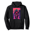 Synthwave Samurai Ape Future Japanese Hoodie - Streetwear Style Unisex - T-Shirt, Sweatshirt, Hoodie