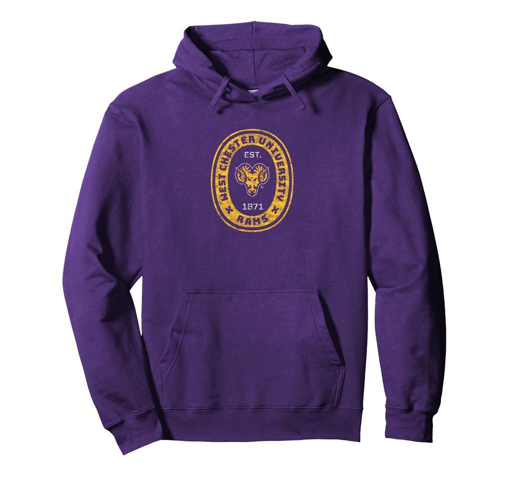 West Chester University Golden Rams Hoodie - Fun Novelty Design for Adults - T-Shirt, Sweatshirt, Hoodie