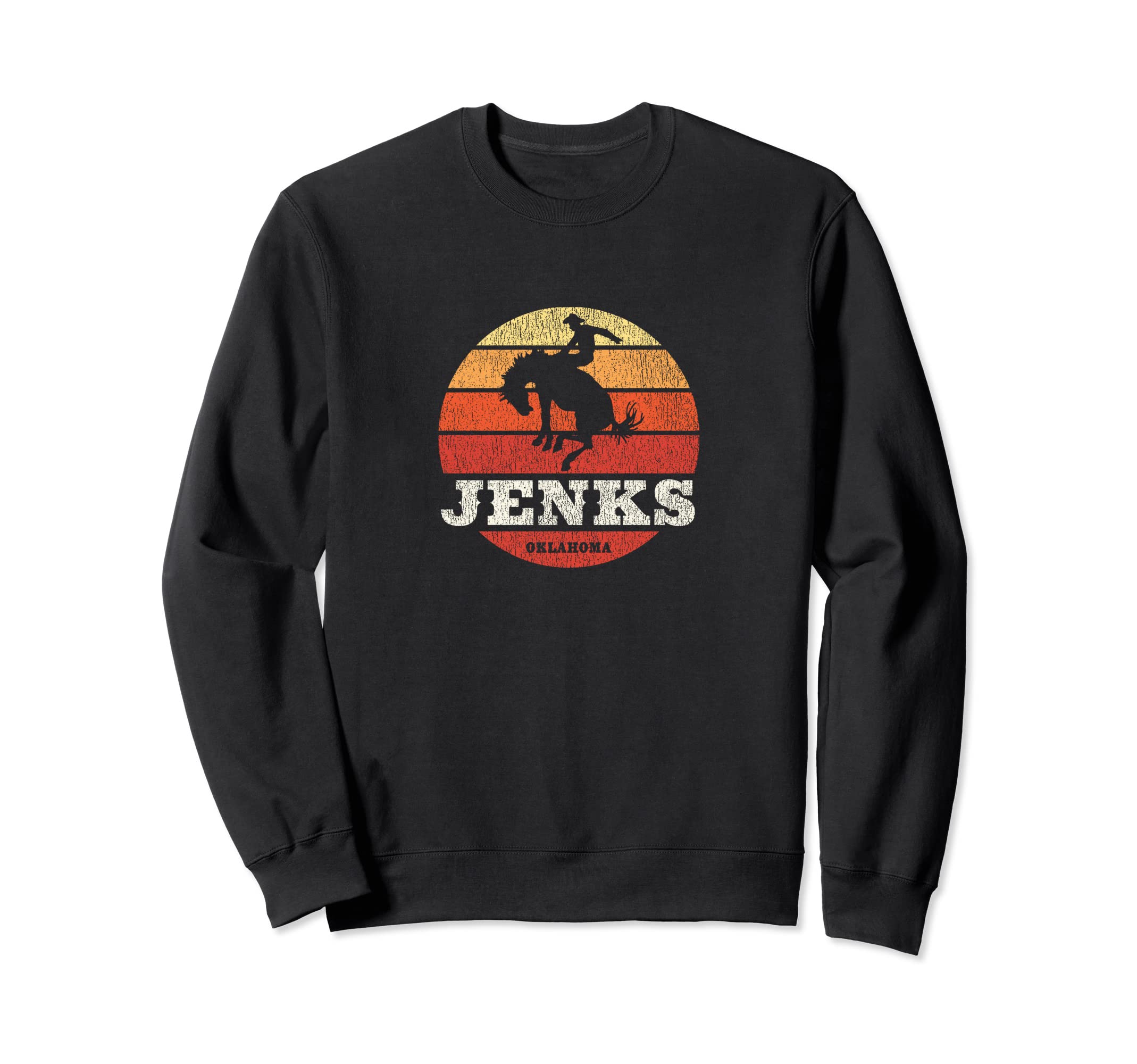 Jenks Ok Country Western Sweatshirt - Aesthetic Graphic for Adults - T-Shirt, Sweatshirt, Hoodie