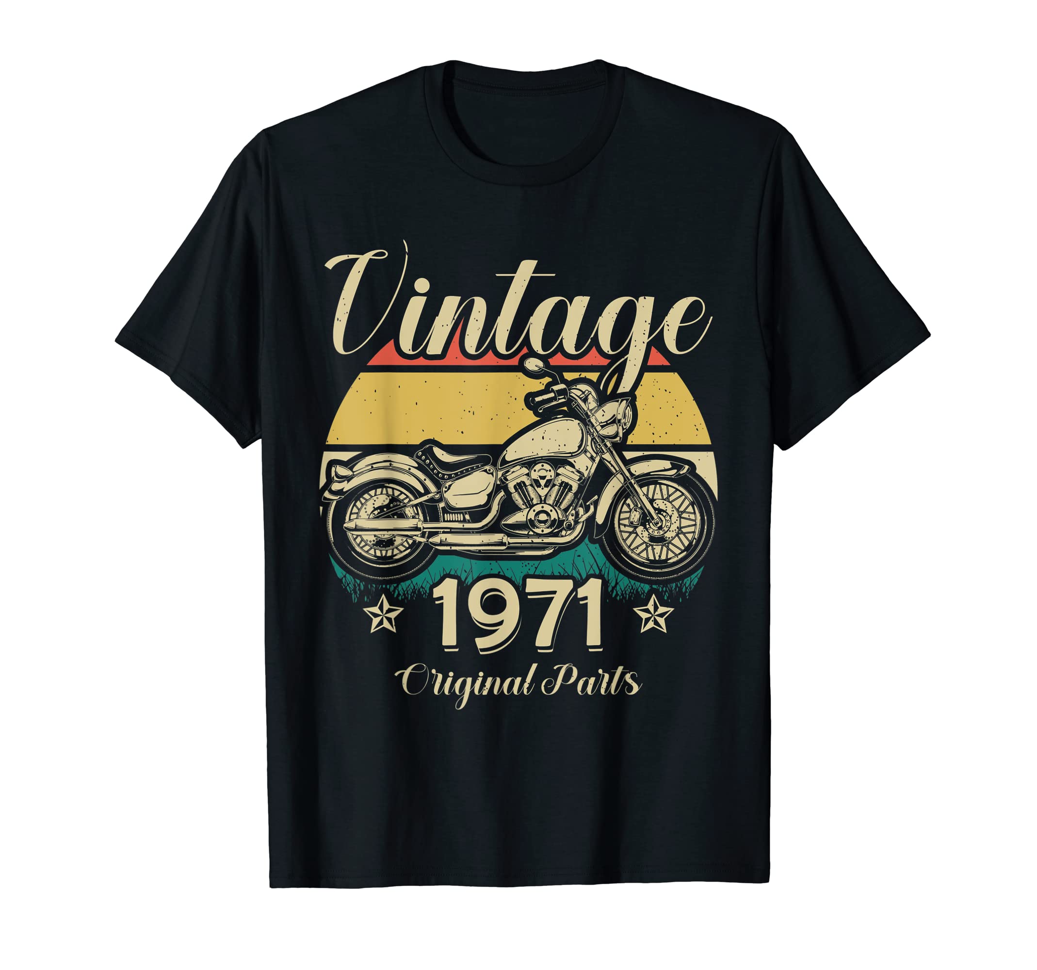 1971 Original Parts Motorcycle Rider T-Shirt - Fun Novelty Design Men Women - T-Shirt, Sweatshirt, Hoodie