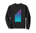 Synth Level Bars Gradient 80S Sweatshirt - Aesthetic Graphic Men Women - T-Shirt, Sweatshirt, Hoodie
