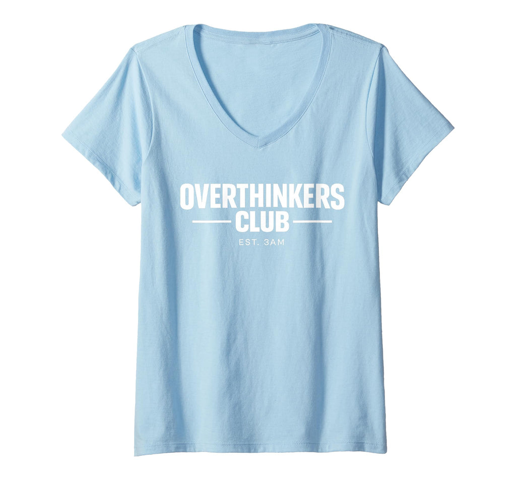 Womens Overthinker Funny Anxiety T-Shirt - Fun Novelty Design for Adults - T-Shirt, Sweatshirt, Hoodie