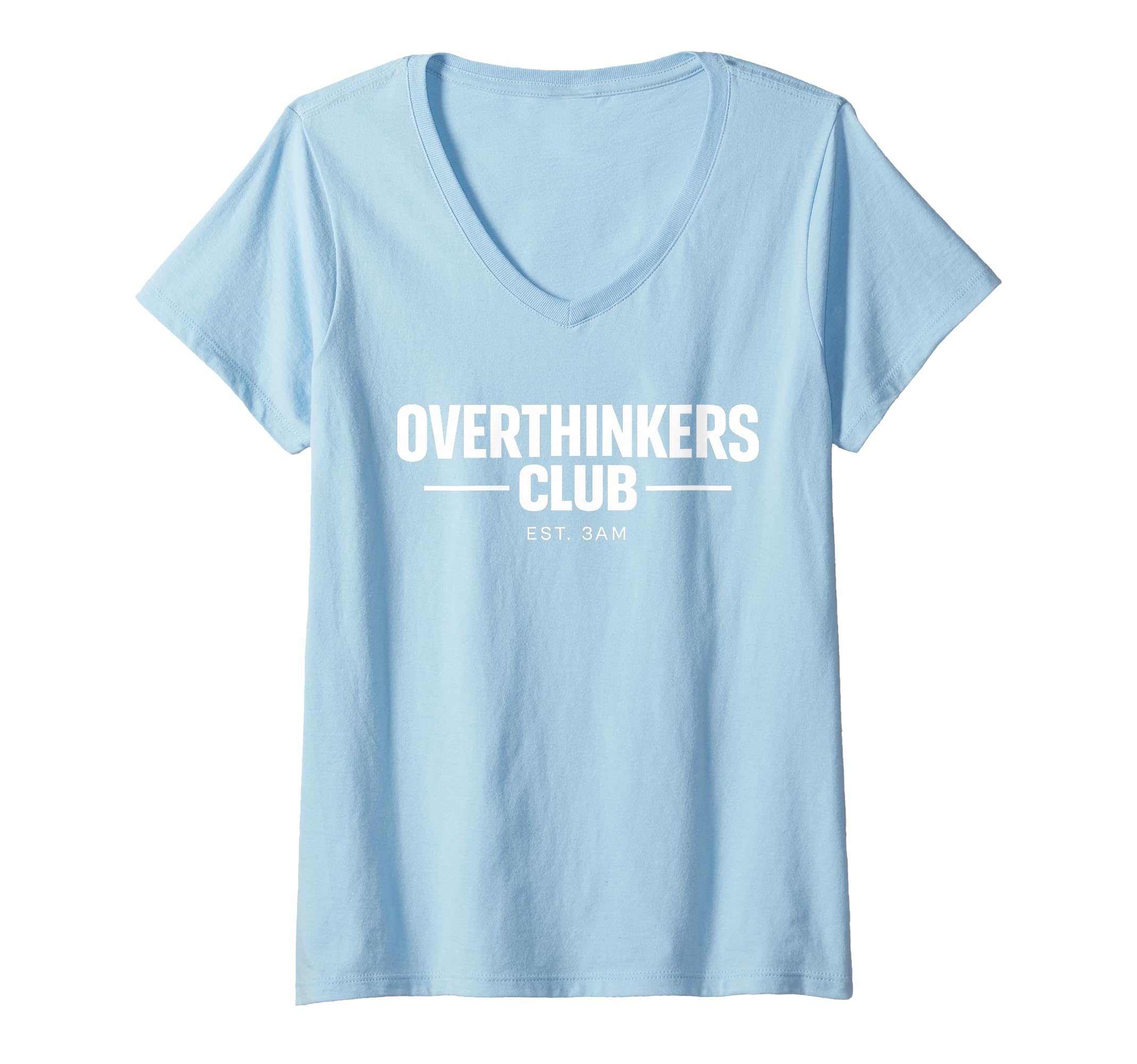 Womens Overthinker Funny Anxiety T-Shirt - Fun Novelty Design for Adults - T-Shirt, Sweatshirt, Hoodie