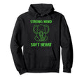 Animal Strong Mind Soft Heart Mental Hoodie - Aesthetic Graphic Men Women - T-Shirt, Sweatshirt, Hoodie