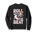 Rollerskates Roll Beat Funny 70S Sweatshirt - Streetwear Style for Adults - T-Shirt, Sweatshirt, Hoodie