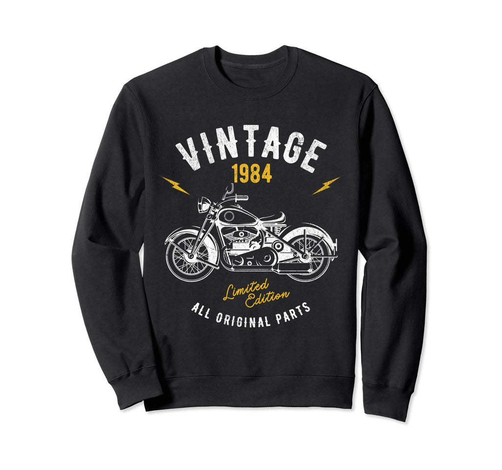 1984 Motorcycle Bikers Fortieth Sweatshirt - Trendy Graphic Men Women - T-Shirt, Sweatshirt, Hoodie