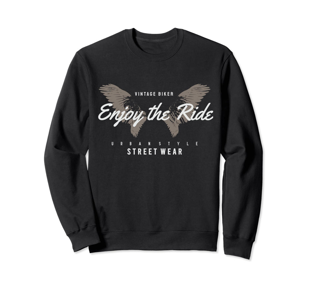 Freedom Enjoy Ride Motorcycle Bike Sweatshirt - Custom Art Print Men Women - T-Shirt, Sweatshirt, Hoodie