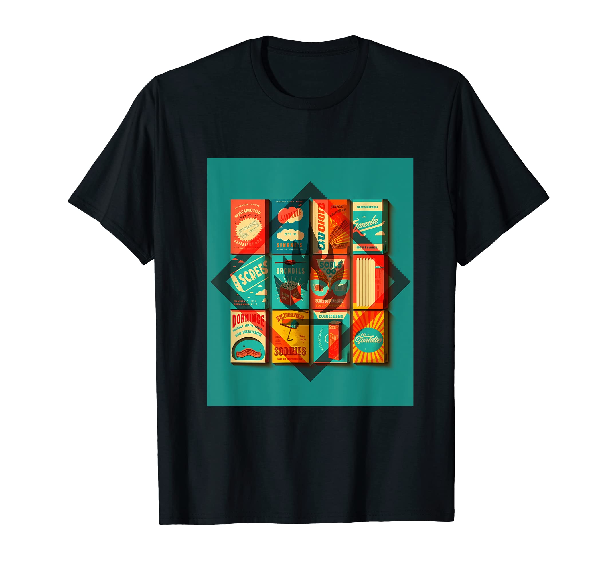 1960S Matchbook Covers Flamable T-Shirt - Streetwear Style for Adults - T-Shirt, Sweatshirt, Hoodie