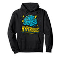 Hyperfocus Adhd Brain Illustration Hoodie - Trendy Graphic Unisex - T-Shirt, Sweatshirt, Hoodie