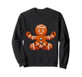 Meditation Gingerbread Yoga Pose Sweatshirt - Aesthetic Graphic Unisex - T-Shirt, Sweatshirt, Hoodie