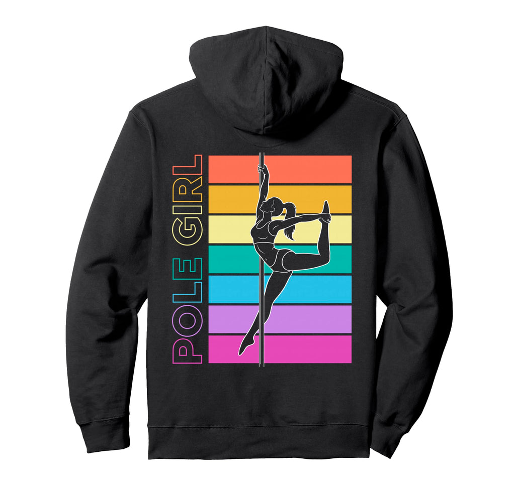 Pole Pole Dance Fitness Sunset Dancer Hoodie - Minimalist Print for Adults - T-Shirt, Sweatshirt, Hoodie
