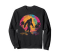 Bigfoot Vaporwave Aesthetic Sweatshirt - Casual Everyday Wear Unisex - T-Shirt, Sweatshirt, Hoodie