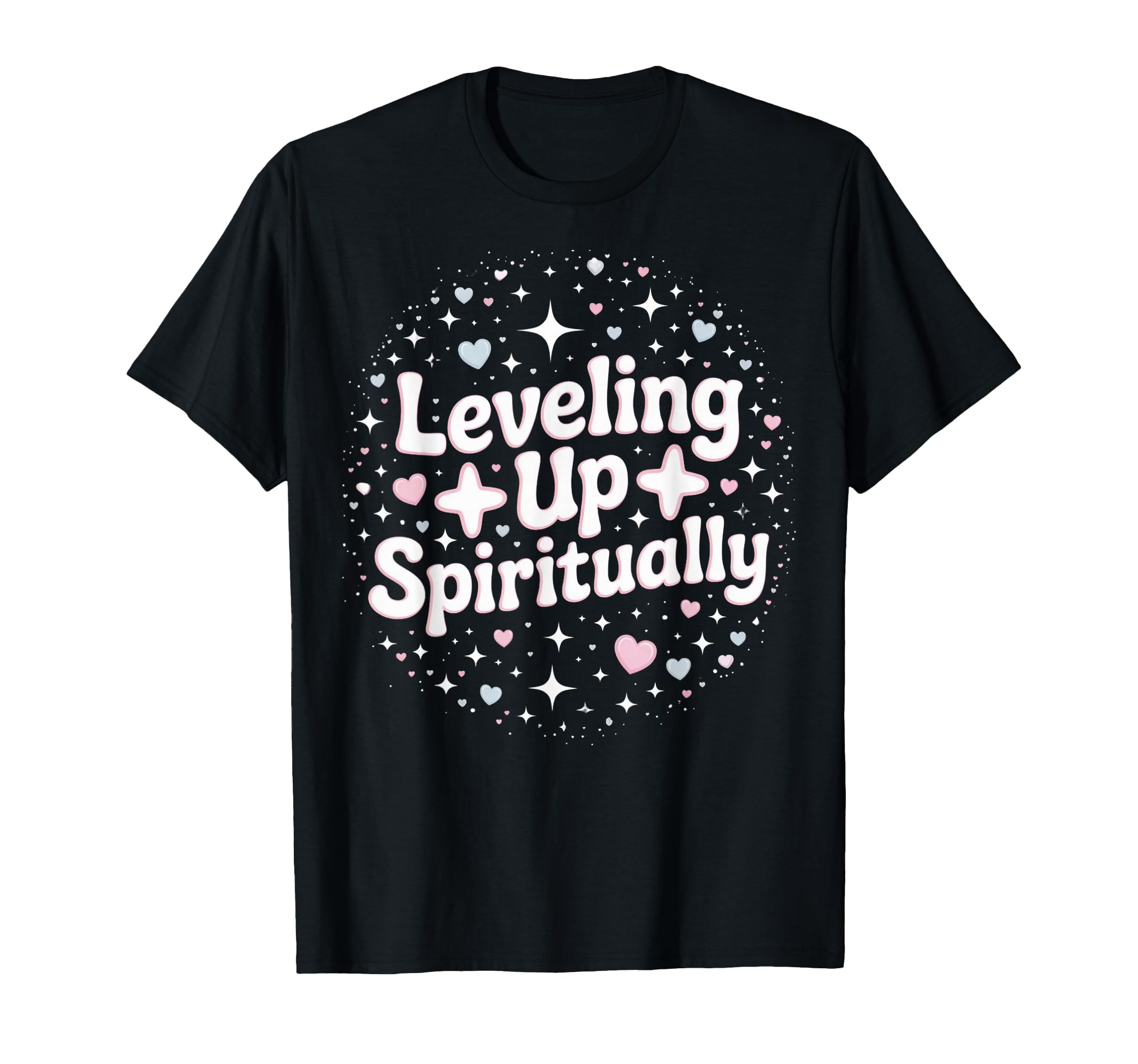 Leveling Up Spiritually Mindfulness T-Shirt - Aesthetic Graphic Men Women - T-Shirt, Sweatshirt, Hoodie