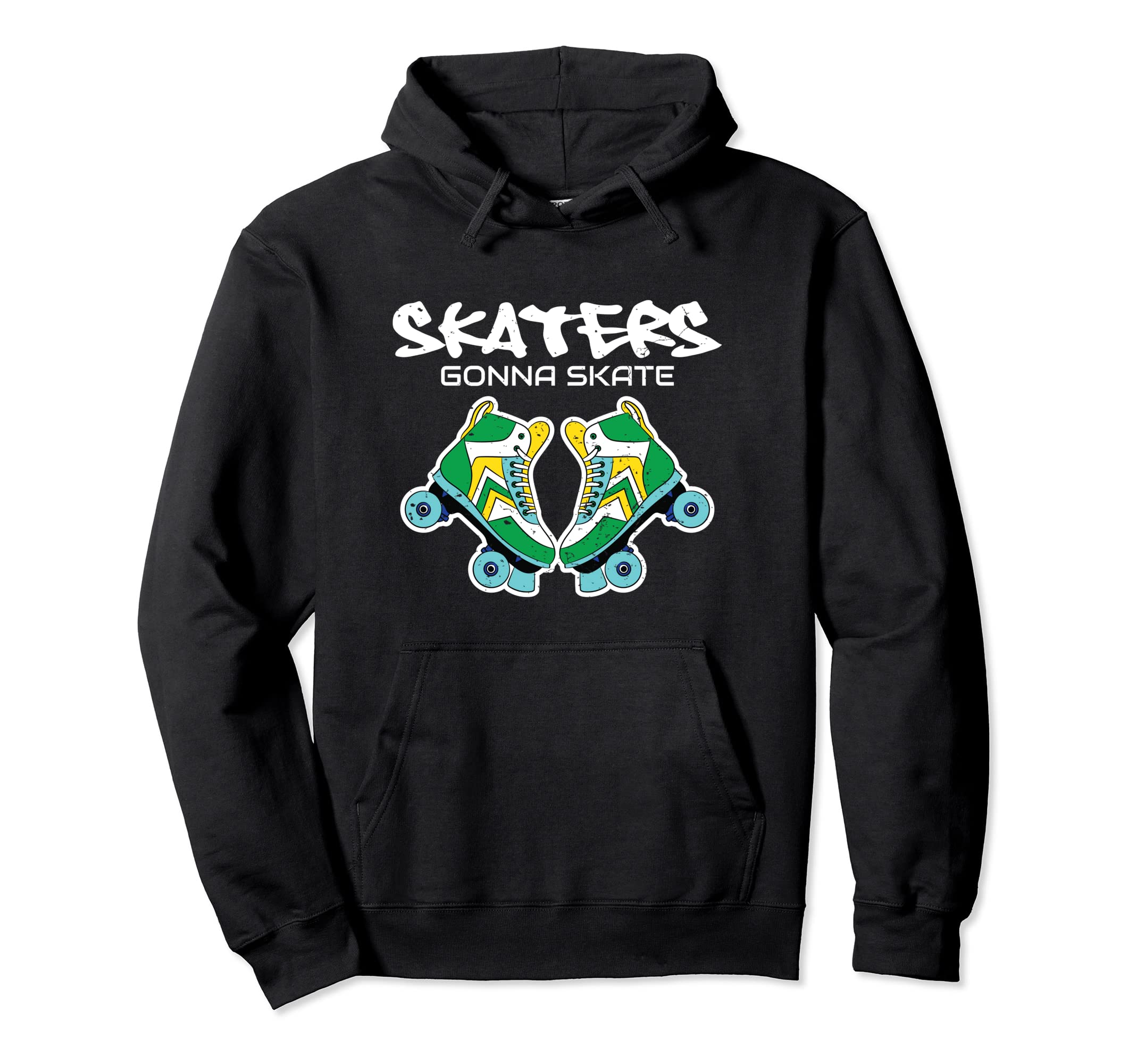 Womens Roller Skating Skates 80S Gift Hoodie - Fun Novelty Design Men Women - T-Shirt, Sweatshirt, Hoodie