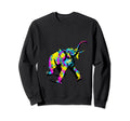 Elephant Tie Dye 60S 70S Rainbow Sweatshirt - Novelty Apparel for Adults - T-Shirt, Sweatshirt, Hoodie
