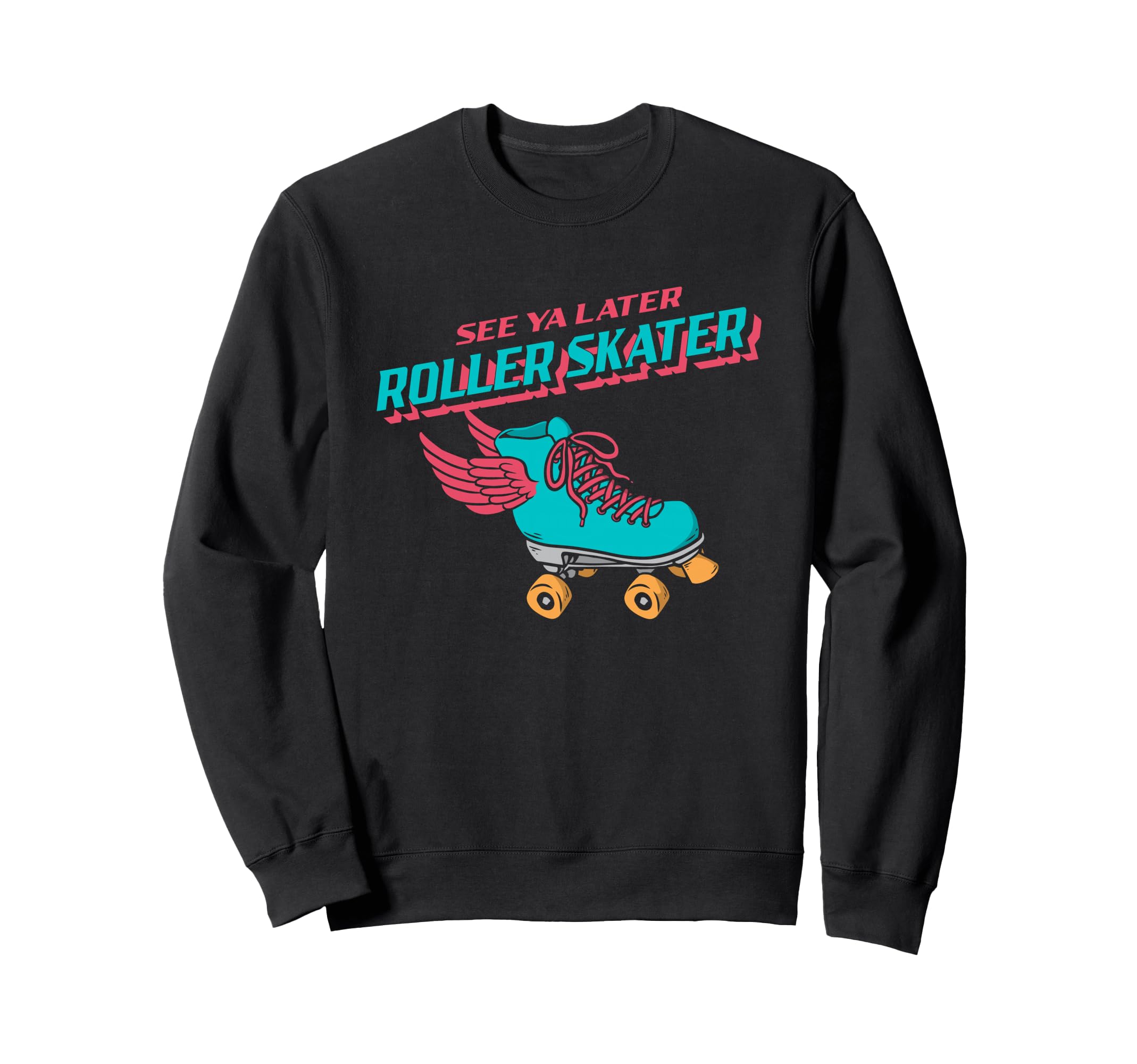Roller Skating Skate 1970S Sweatshirt - Unique Graphic for Adults - T-Shirt, Sweatshirt, Hoodie