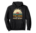 Vinyl Record King Hoodie - Trendy Graphic Men Women - T-Shirt, Sweatshirt, Hoodie