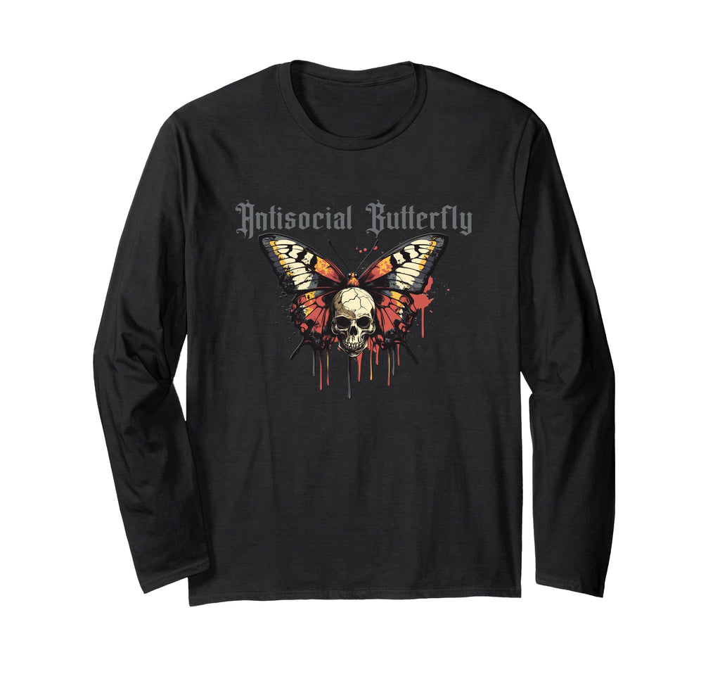 Antisocial Butterfly T-Shirt - Unique Graphic for Adults - T-Shirt, Sweatshirt, Hoodie