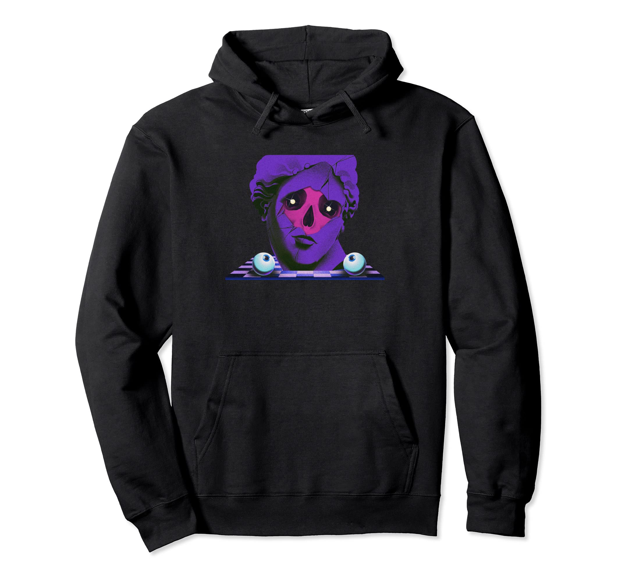 Aesthetic Vaporwave Synthwave Hoodie - Minimalist Print for Adults - T-Shirt, Sweatshirt, Hoodie