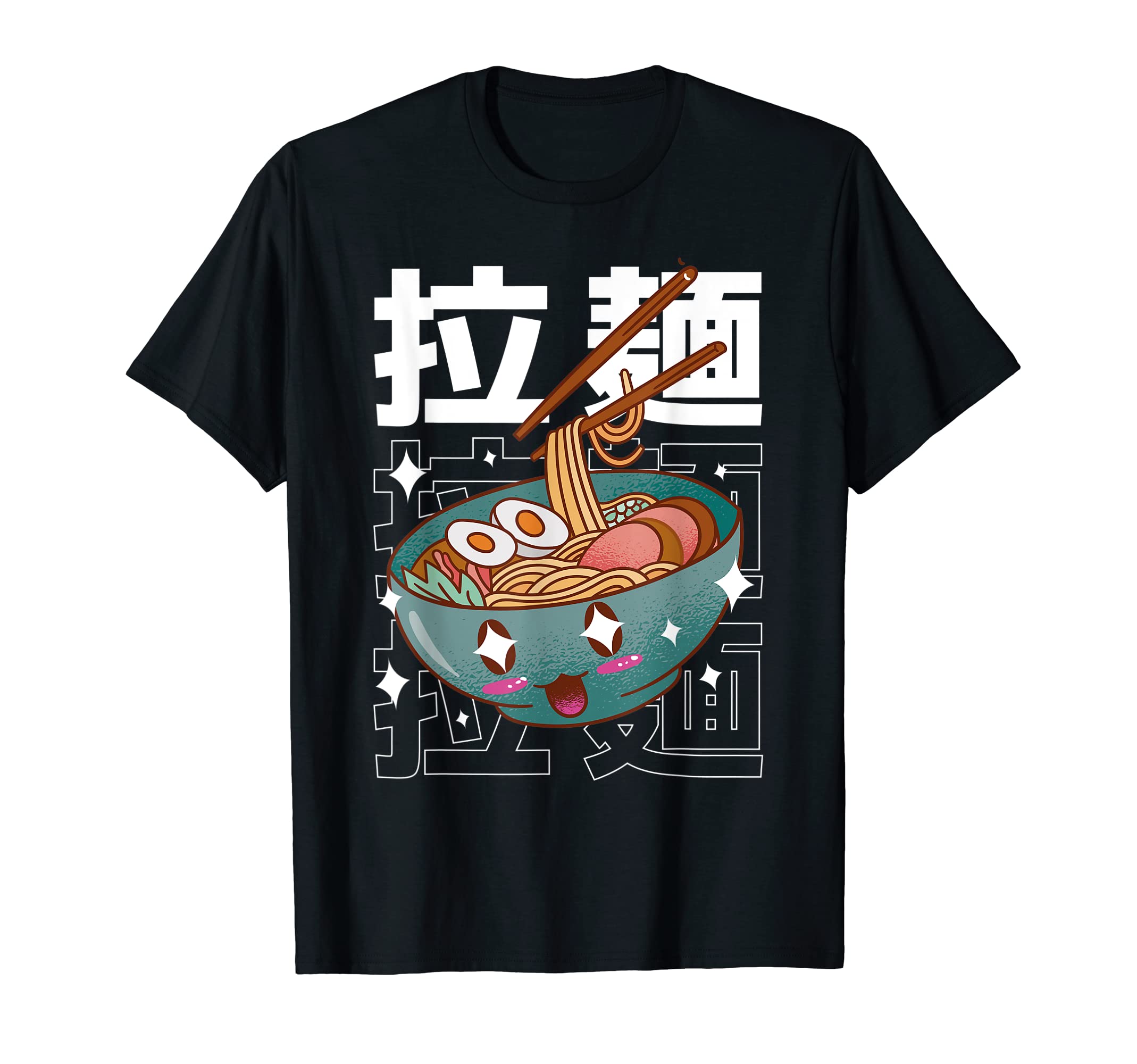 Japanese Anime Ramen Bowl 90S T-Shirt - Custom Art Print for Adults - T-Shirt, Sweatshirt, Hoodie