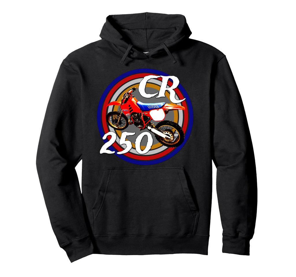 Cr 250 R Motorcross Motocross Hoodie - Custom Art Print for Adults - T-Shirt, Sweatshirt, Hoodie